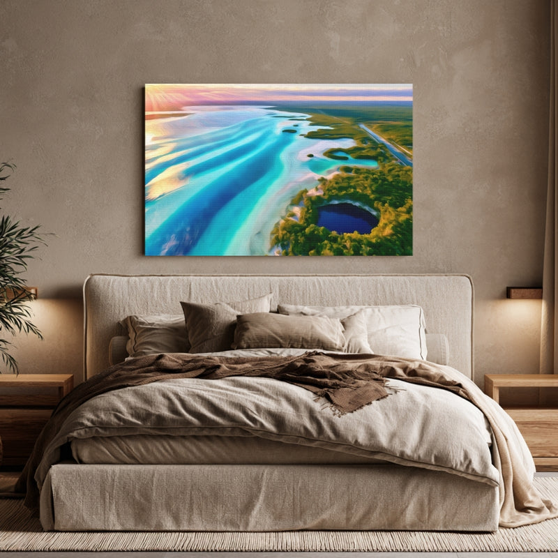 Lake Bacalar Seven Colors — Bacalar, Mexico, view 6