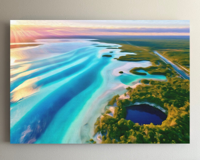 Lake Bacalar Seven Colors — Bacalar, Mexico