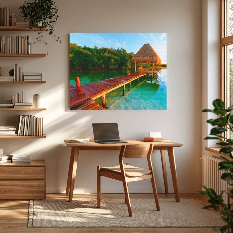 Bacalar Lagoon Palapa Dock — Bacalar, Mexico, view 4