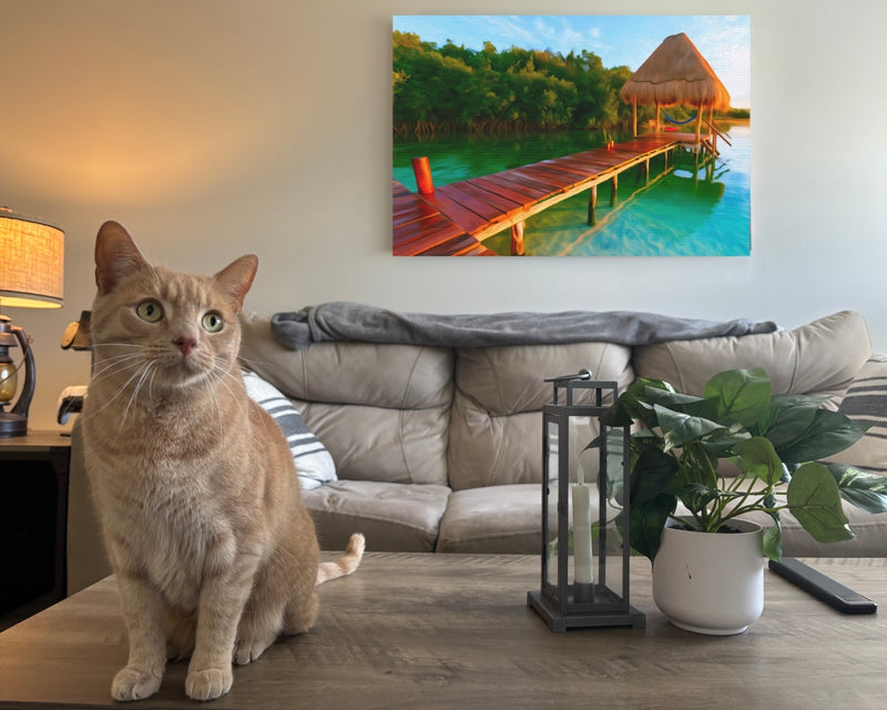 Bacalar Lagoon Palapa Dock — Bacalar, Mexico, view 2