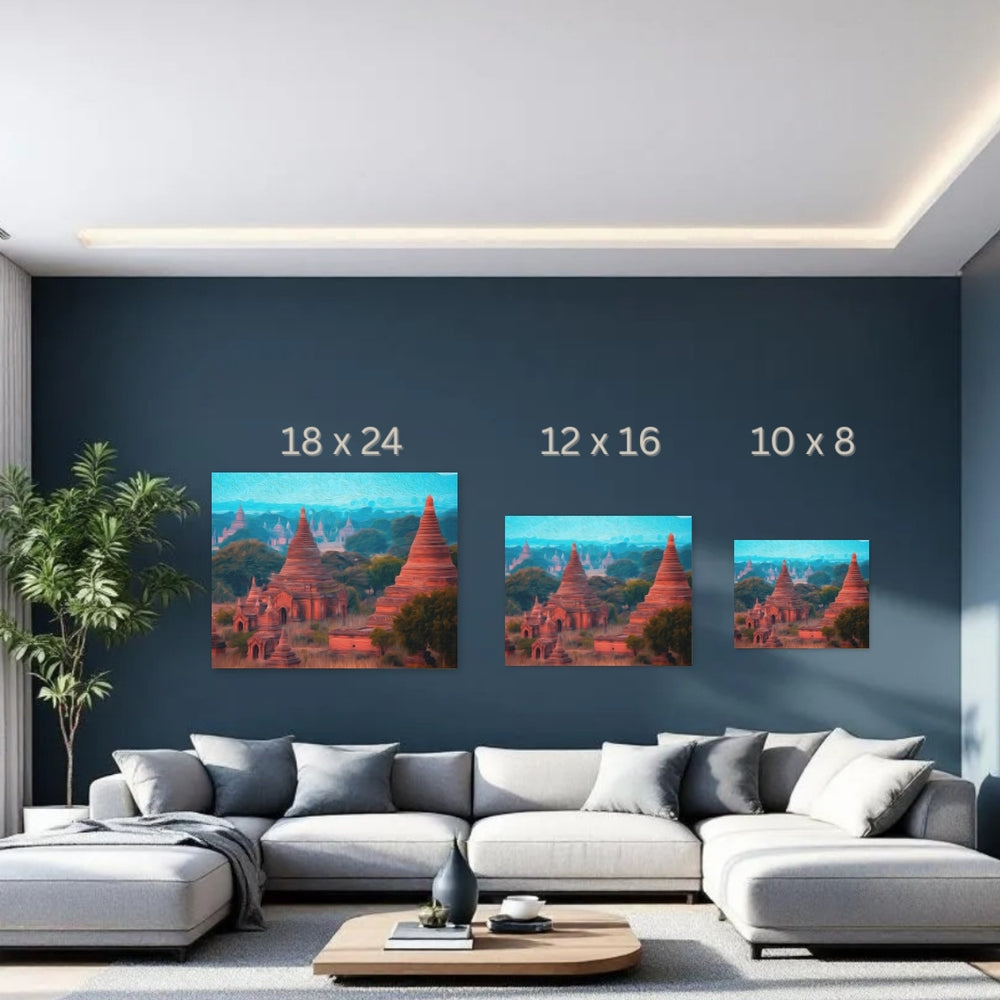 Bagan, Myanmar | Ancient Temples of Bagan | Original Series Gallery Canvas detail