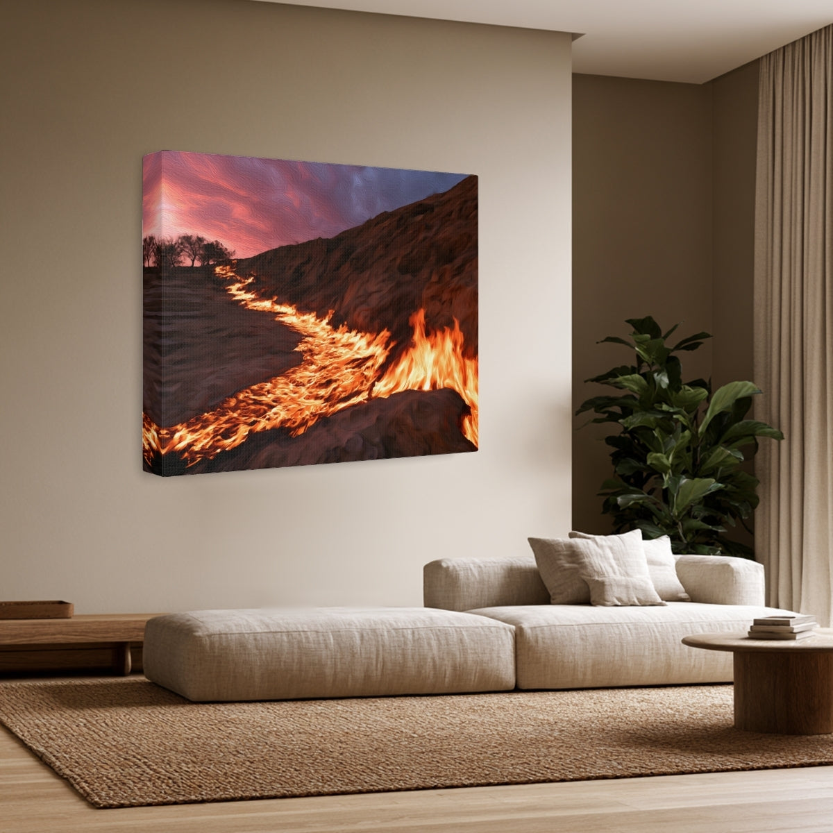Yanar Dag Burning Hill — Baku, Azerbaijan, view 2