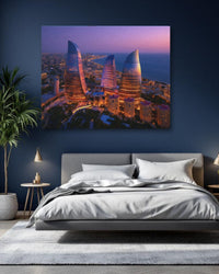 Flame Towers At Dusk — study 1 thumbnail