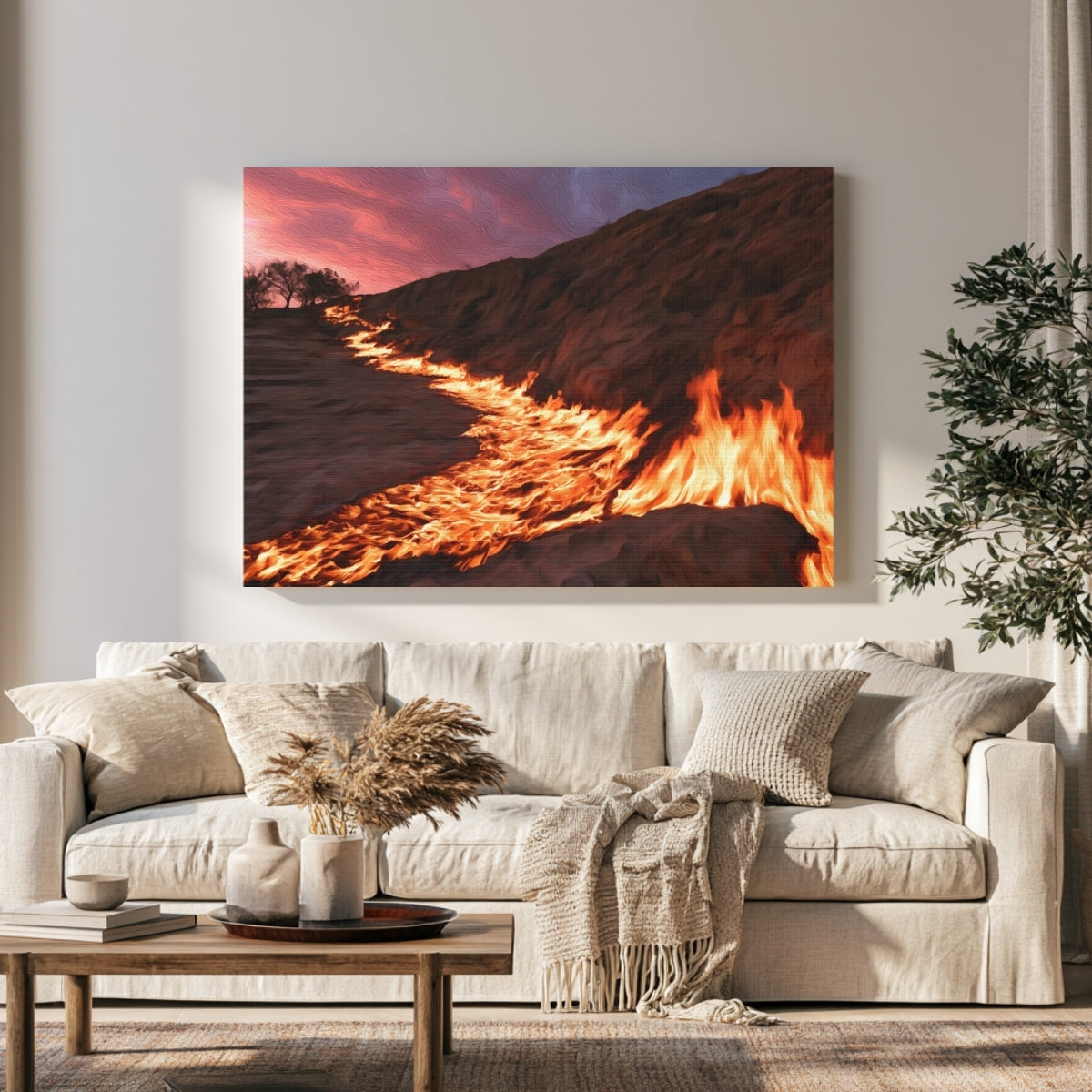 Yanar Dag Burning Hill — Baku, Azerbaijan, view 1