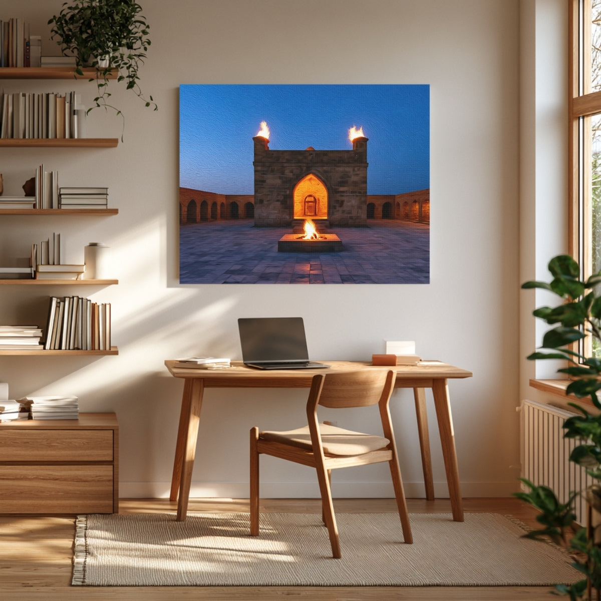 Ateshgah Fire Temple Courtyard — Baku, Azerbaijan, view 3