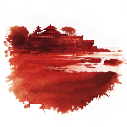 Bali canvas wall art