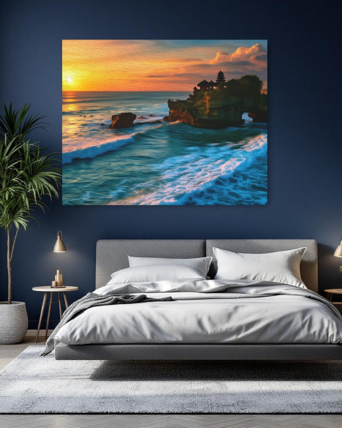 Bali, Indonesia | Tanah Lot Sea Temple | Original Series Gallery Canvas detail