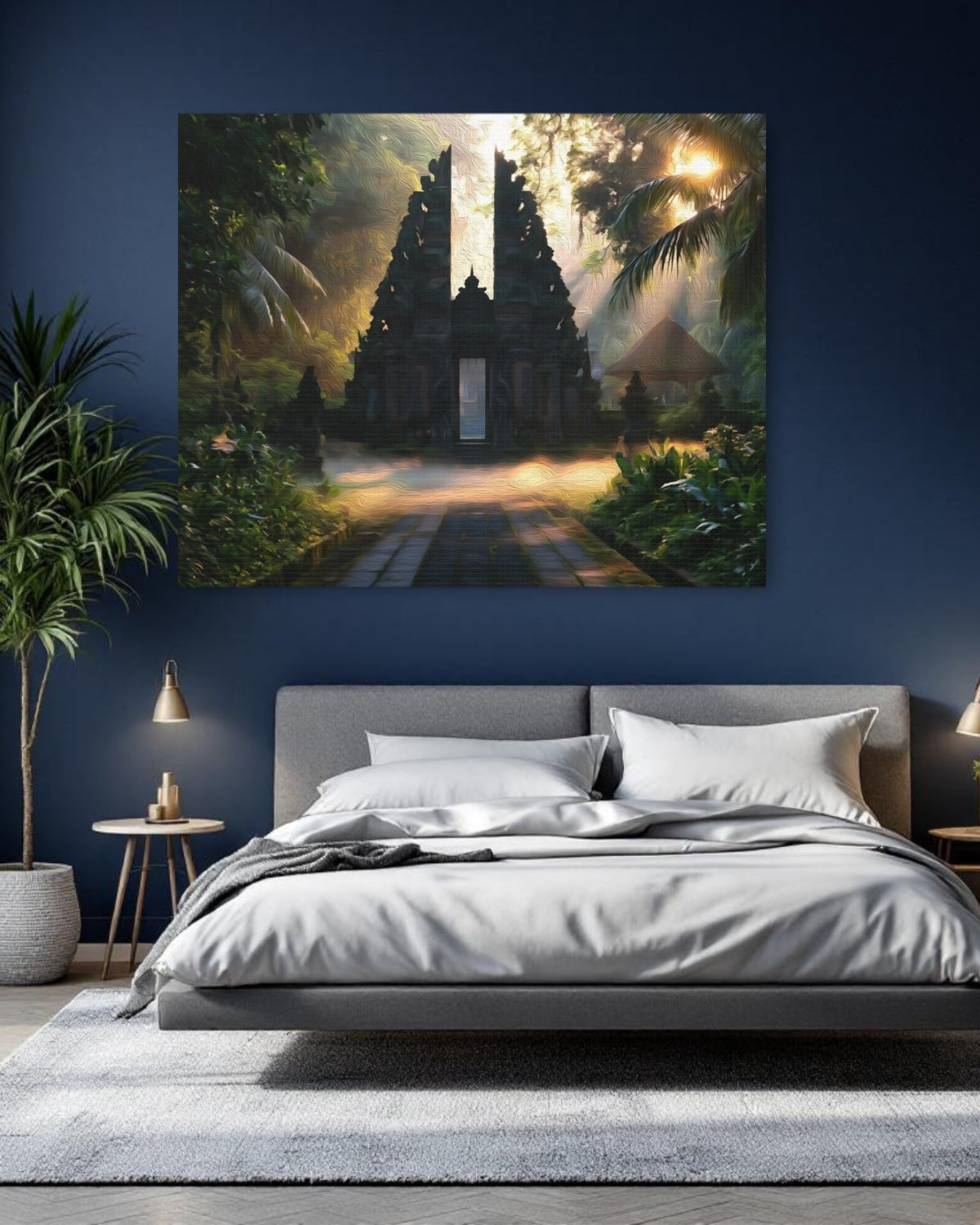 Bali, Indonesia | Balinese Split Gate Temple | Original Series Gallery Canvas detail