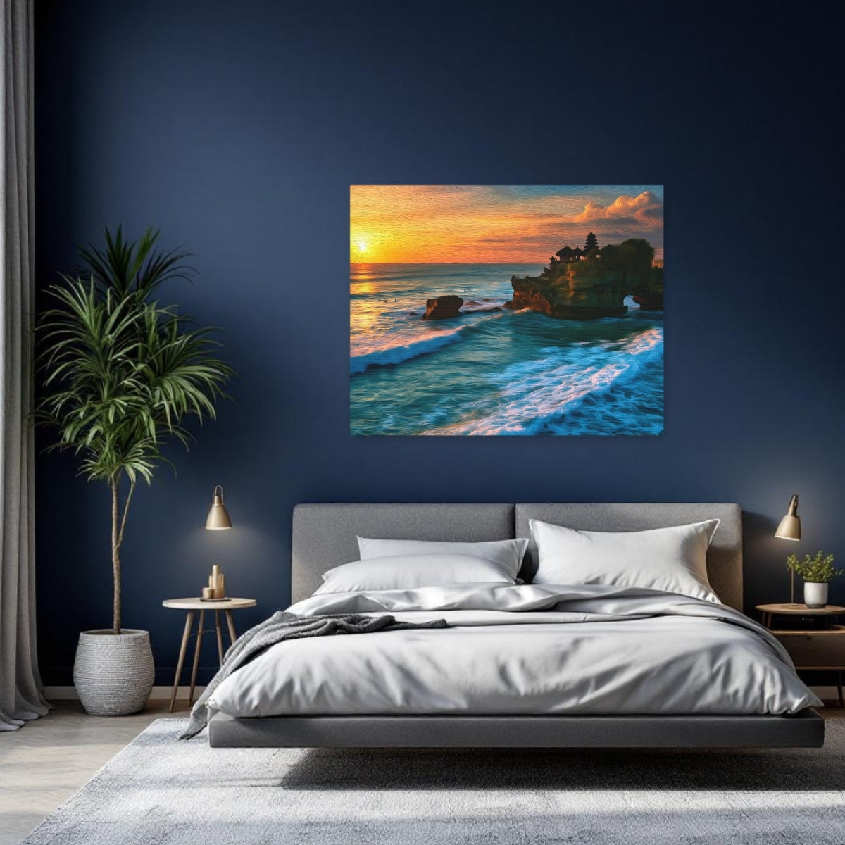 Bali, Indonesia | Tanah Lot Sea Temple | Original Series Gallery Canvas detail