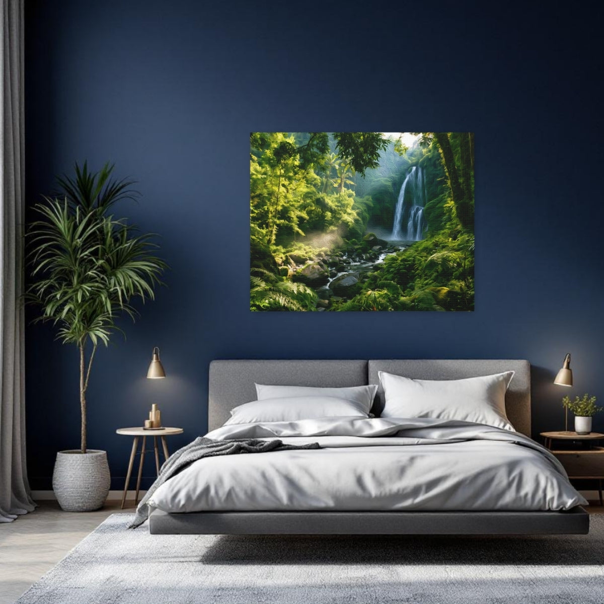Bali, Indonesia | Tiu Kelep Waterfall Jungle | Original Series Gallery Canvas detail