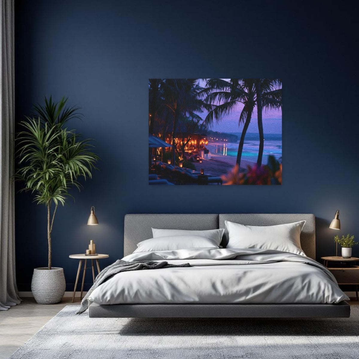 Seminyak Beach Club At Dusk — Bali, Indonesia, study 2