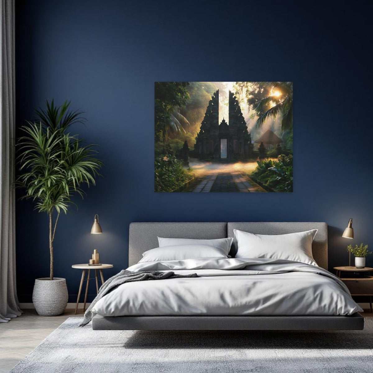 Bali, Indonesia | Balinese Split Gate Temple | Original Series Gallery Canvas detail