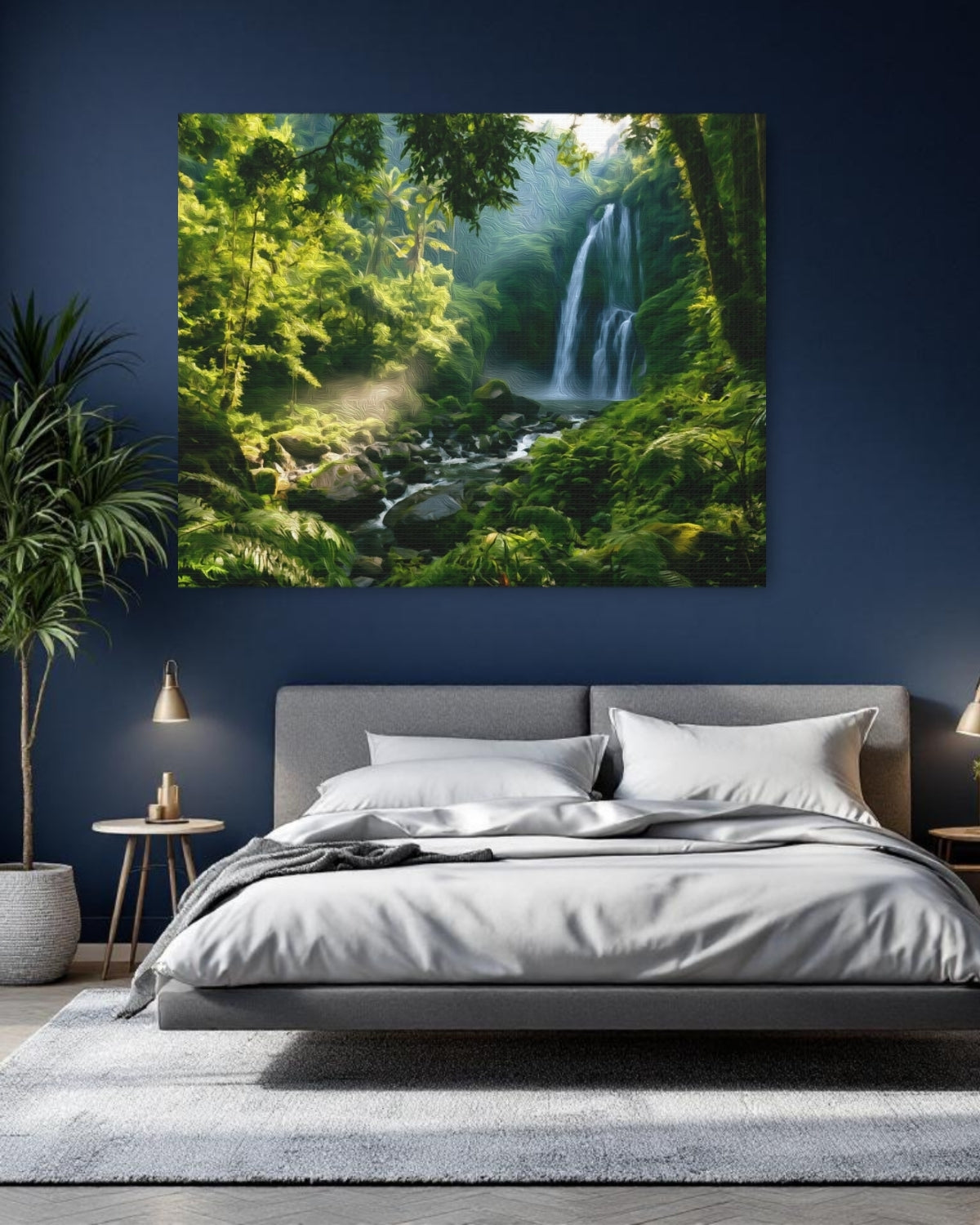Bali, Indonesia | Tiu Kelep Waterfall Jungle | Original Series Gallery Canvas detail