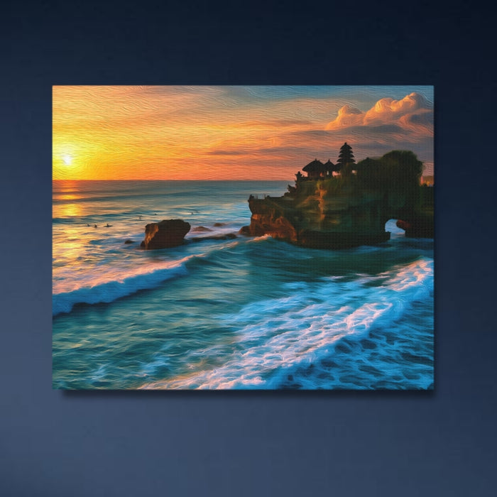 Bali, Indonesia | Tanah Lot Sea Temple | Original Series Gallery Canvas