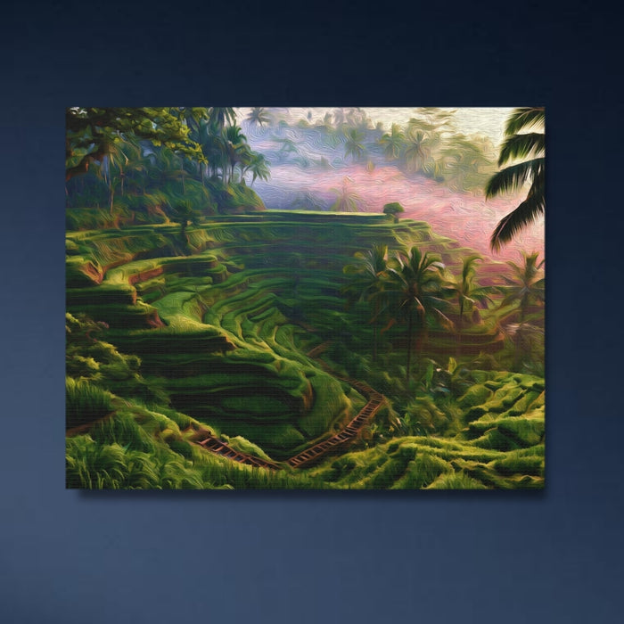 Bali, Indonesia | Tegallalang Rice Terraces Bali | Original Series Gallery Canvas