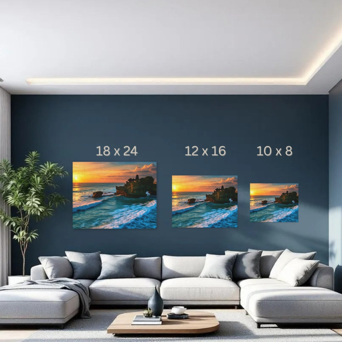 Bali, Indonesia | Tanah Lot Sea Temple | Original Series Gallery Canvas detail