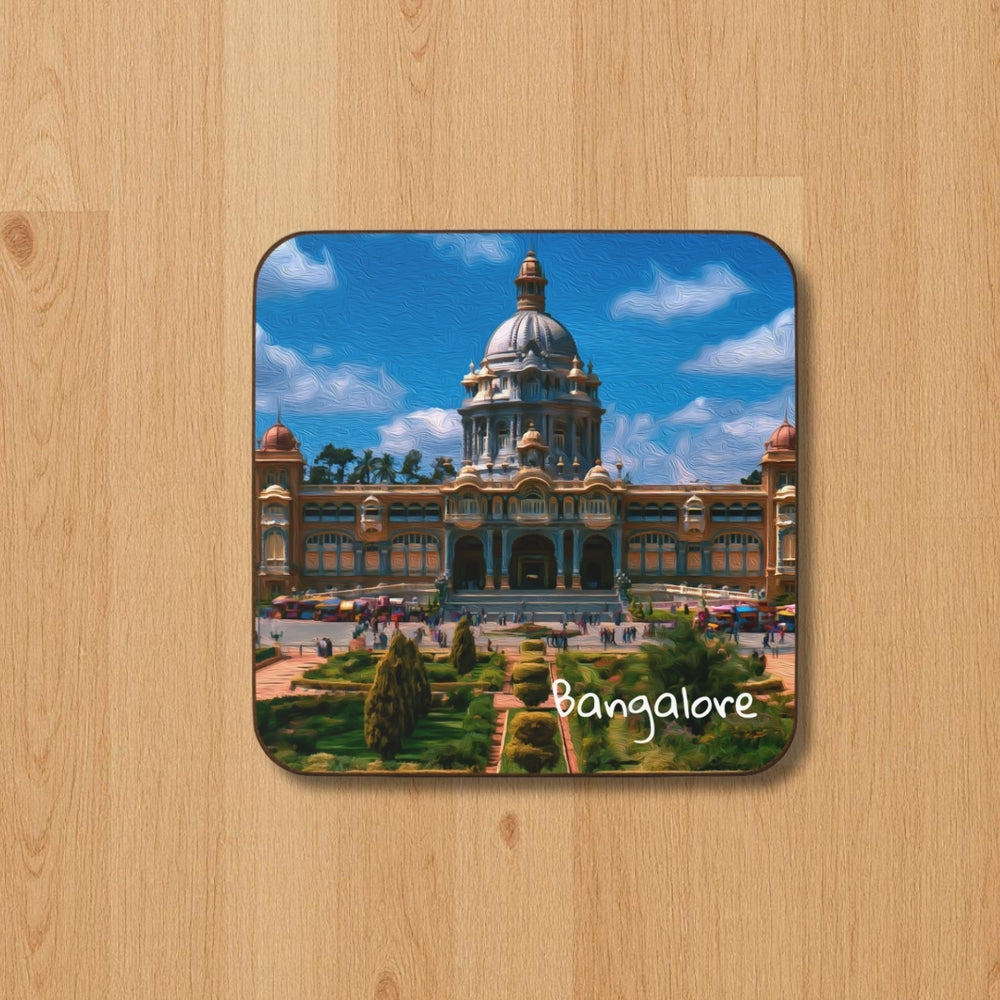 Bangalore, India | Mysore Palace Grand Facade | Original Series Hardboard Coaster