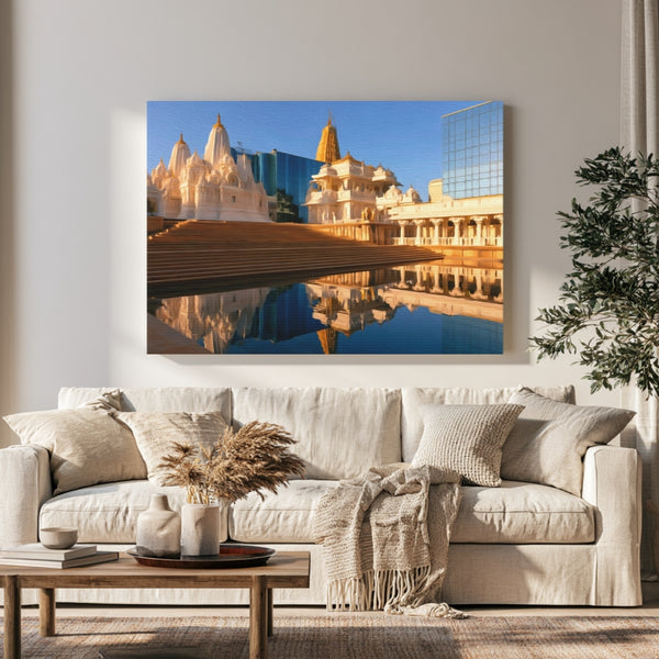 Hindu Temple Reflection Pool