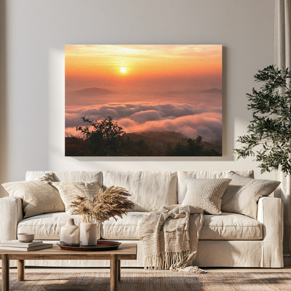 Bangalore Hills Sunrise Sea of Clouds