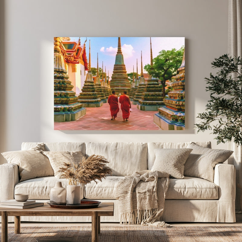 Wat Pho Chedis Bangkok in a room — Bangkok, Thailand