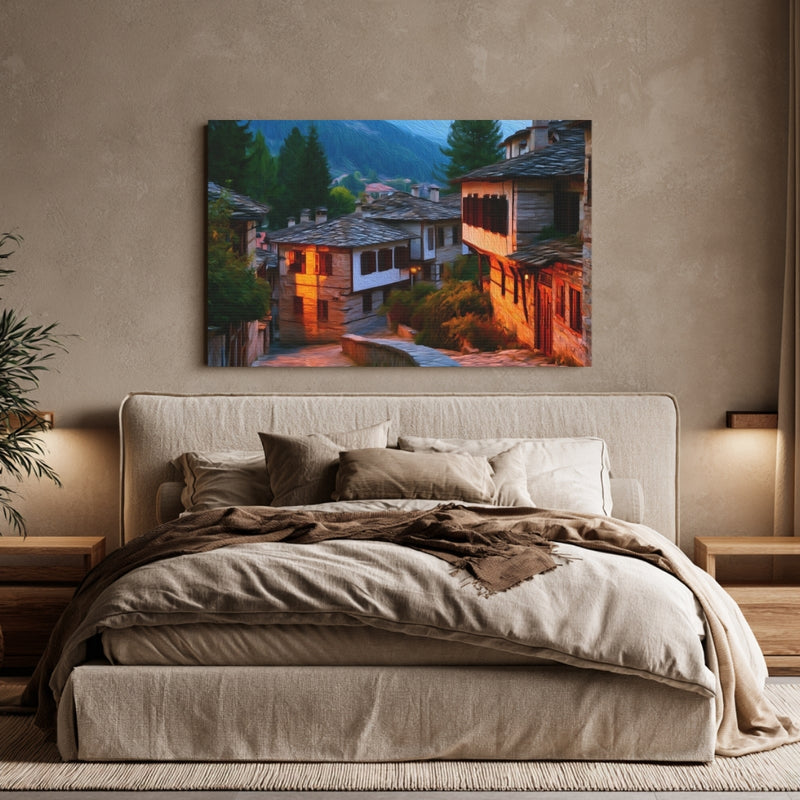 Old Town Stone Streets — Bansko, Bulgaria, view 6