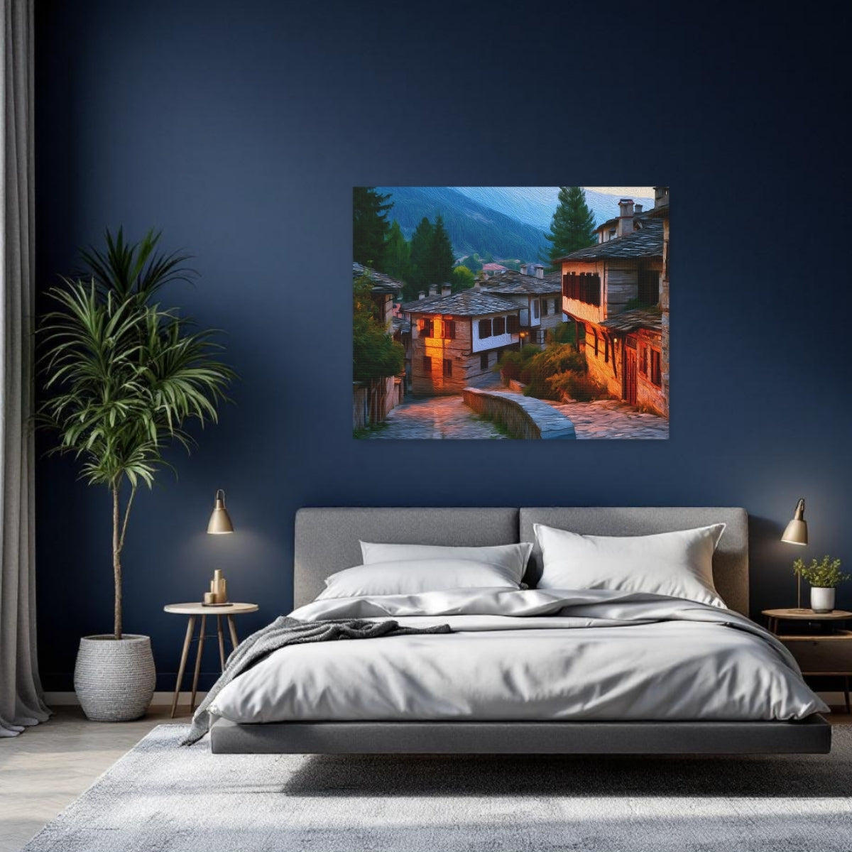 Old Town Stone Streets — Bansko, Bulgaria, study 2