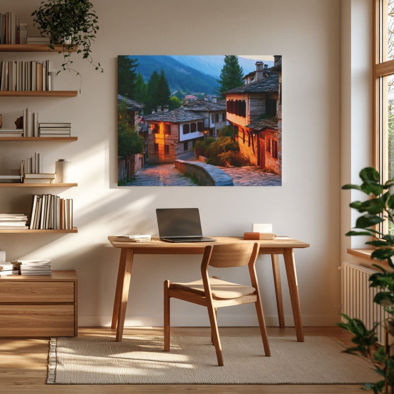 Old Town Stone Streets — Bansko, Bulgaria, view 4