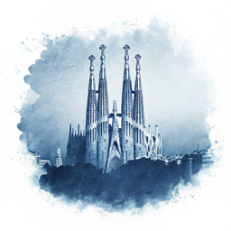 Barcelona canvas wall art