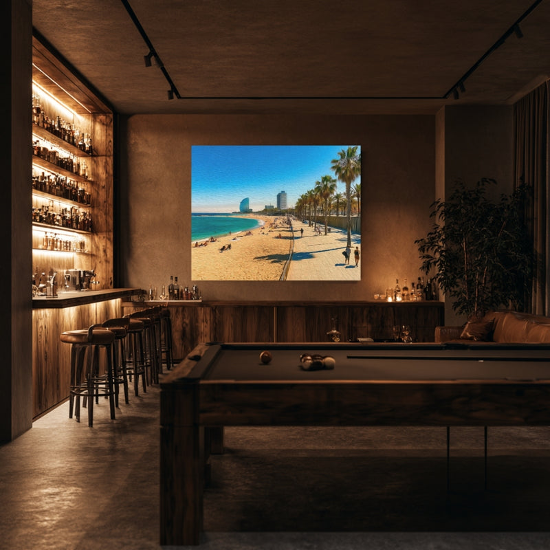Barceloneta Beach Promenade — Barcelona, Spain, view 7