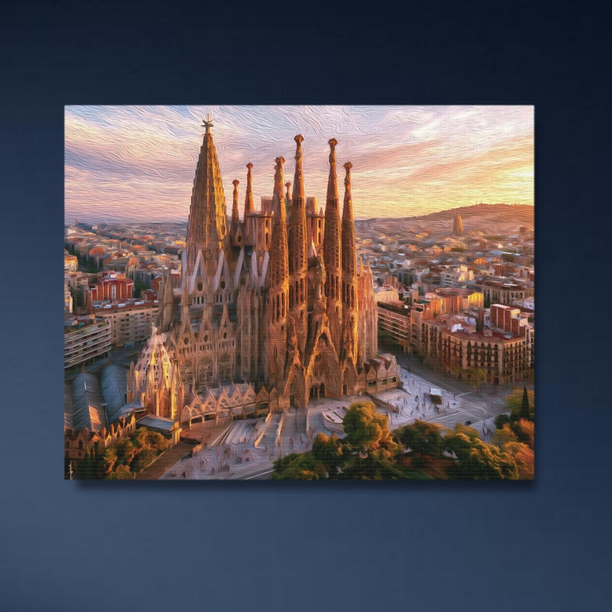 Barcelona, Spain | Cathedral Barcelona | Original Series Gallery Canvas close-up detail