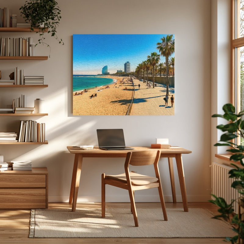 Barceloneta Beach Promenade — Barcelona, Spain, view 4
