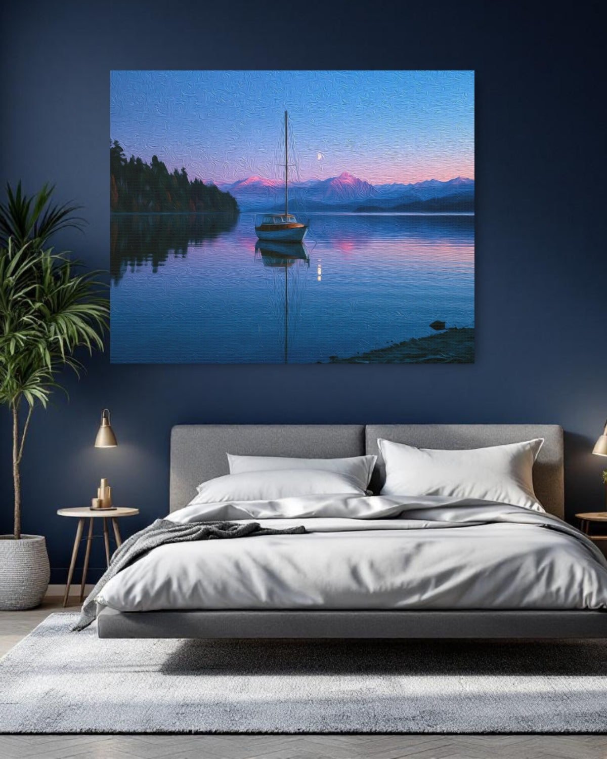 Nahuel Huapi Lake Sailboat — Bariloche, Argentina, study 1