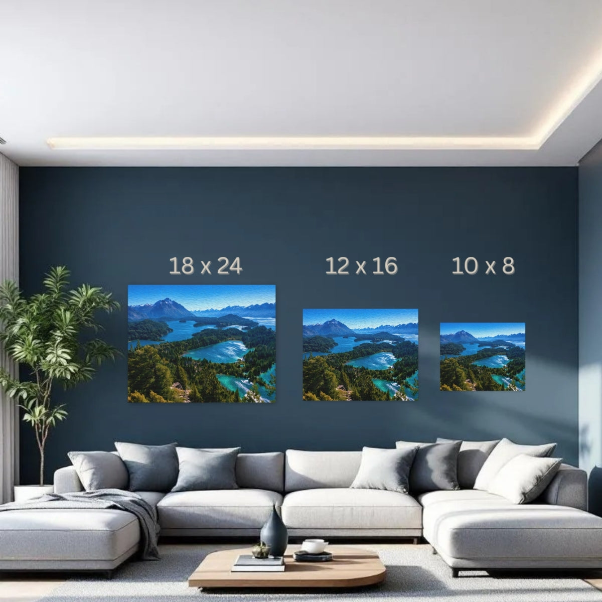 Nahuel Huapi Lake Panorama — Bariloche, Argentina, study 3