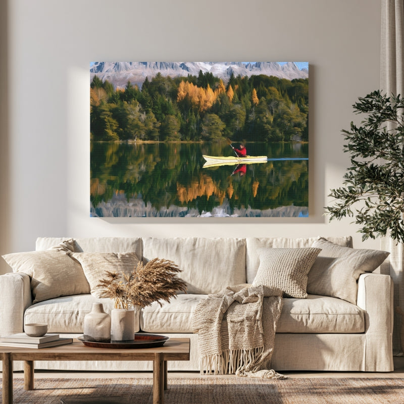 Lake Nahuel Huapi Kayaker in a room — Bariloche, Argentina