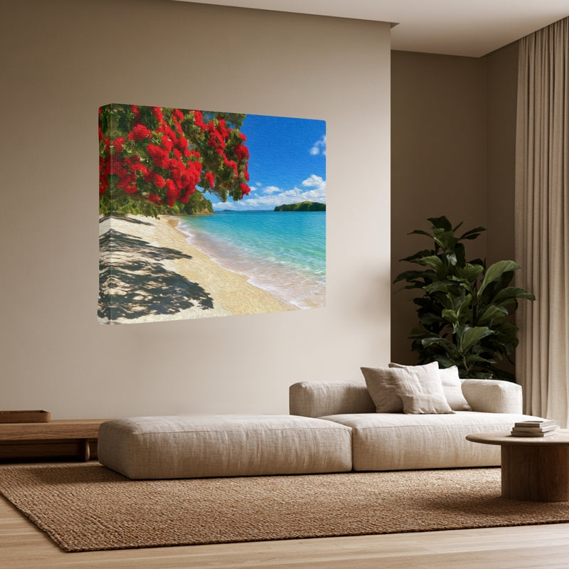 Pohutukawa Tree Beach — Bay of Islands, New Zealand, view 3
