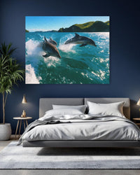 Bay of Islands Dolphins Leaping — study 1 thumbnail