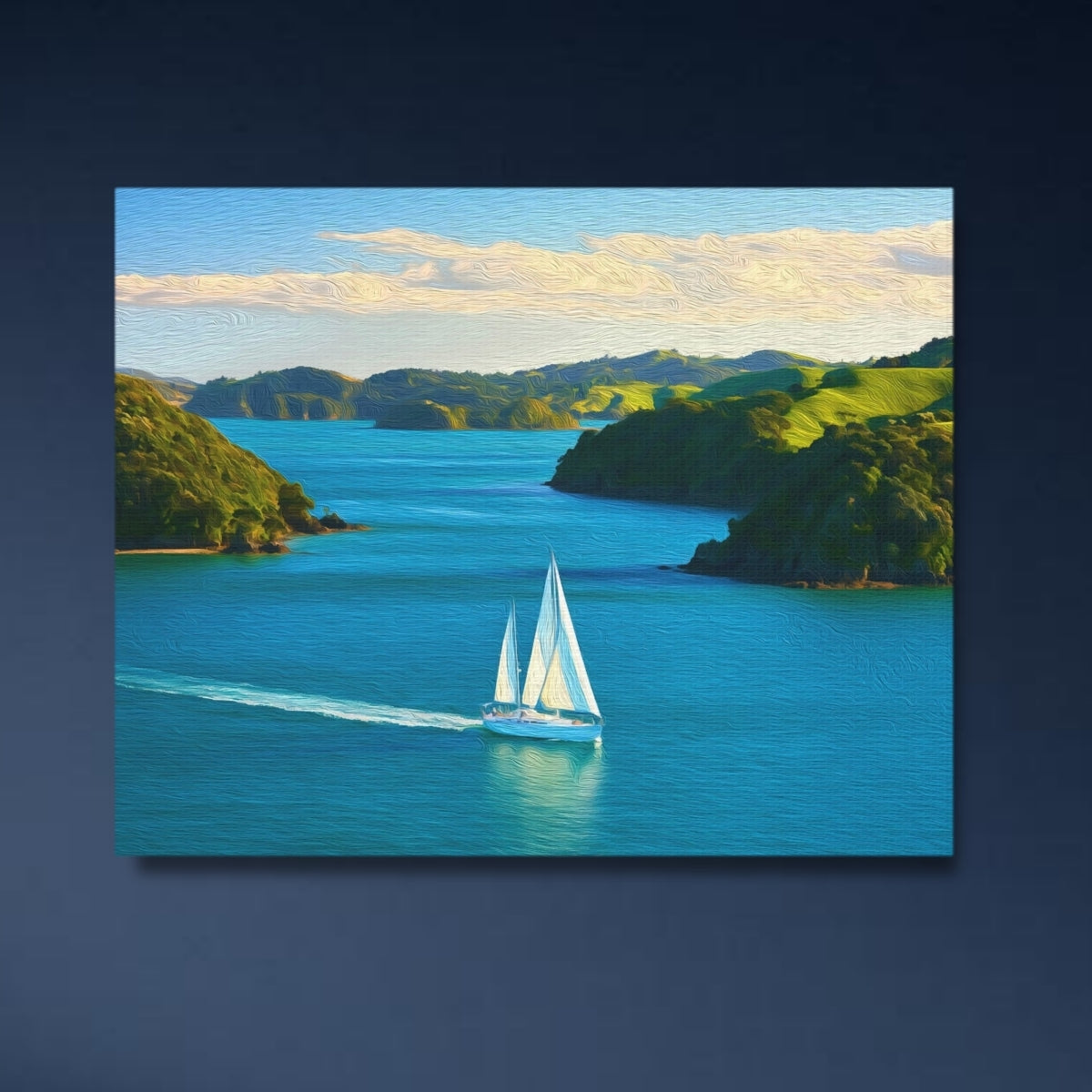 Bay of Islands Sailing Waters — Bay of Islands, New Zealand, close-up detail
