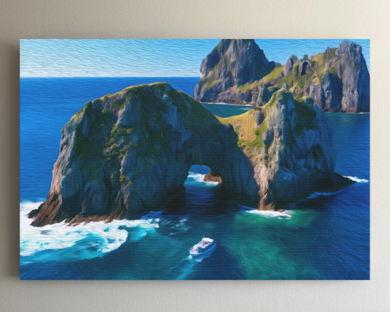 Piercy Island Rock Arch — Bay of Islands, New Zealand