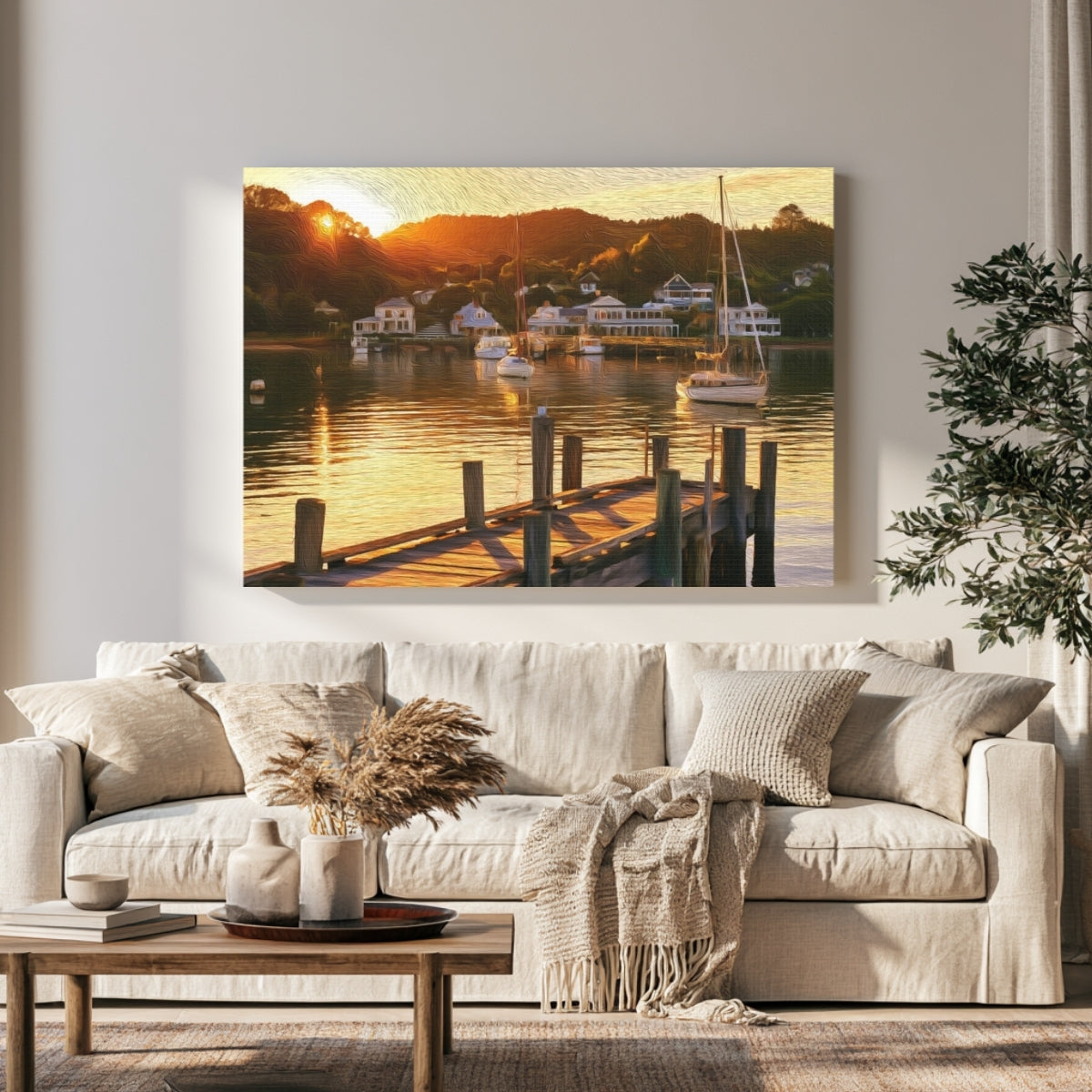 Opua Harbour Sunset Dock — Bay of Islands, New Zealand, view 1