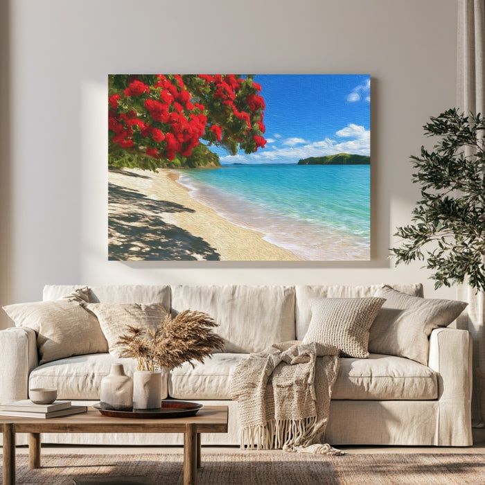 Pohutukawa Tree Beach