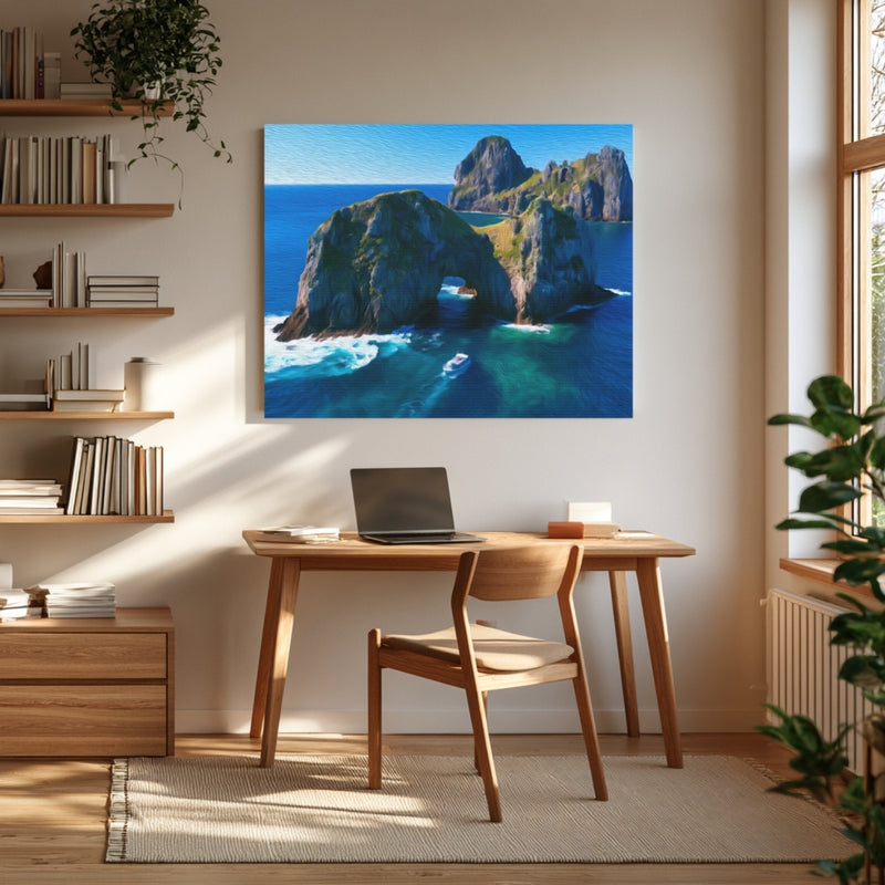 Piercy Island Rock Arch — Bay of Islands, New Zealand, view 4
