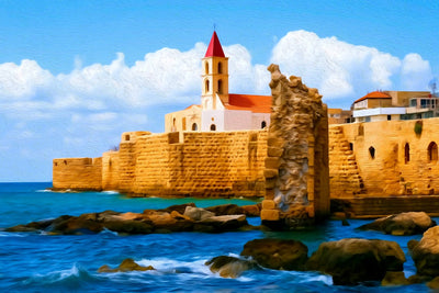 Acre watercolor canvas