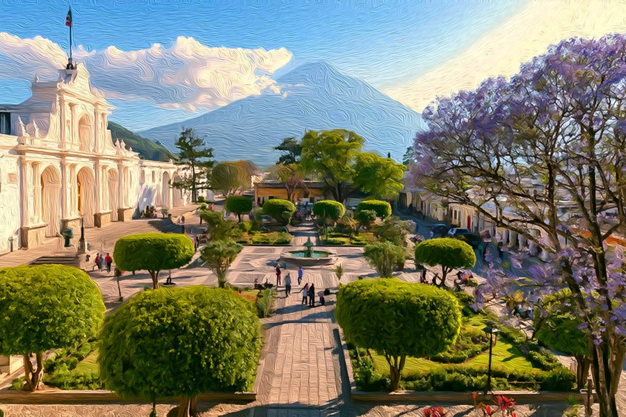 Antigua Central Park Plaza &mdash; Antigua canvas