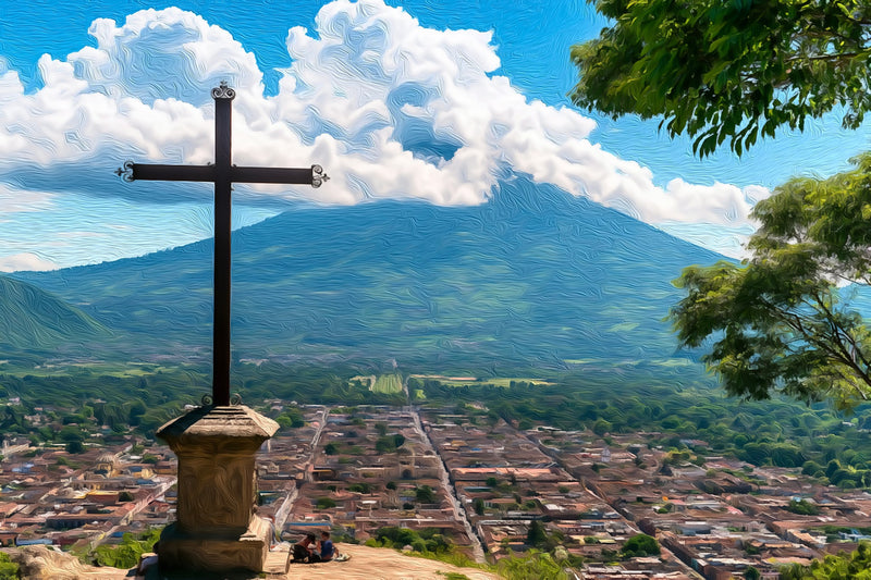 Cerro de la Cruz Antigua, Antigua canvas