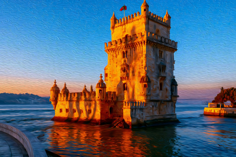 Belem Tower Tagus River, Lisbon canvas