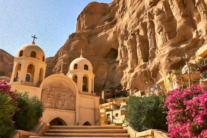Monastery of Saint Simon, Cairo canvas