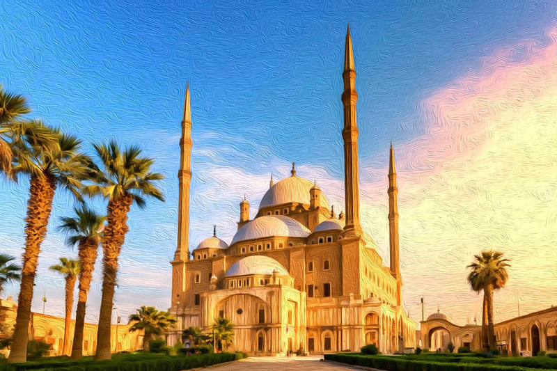 Mosque of Muhammad Ali, Cairo canvas