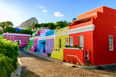 Cape Town watercolor canvas