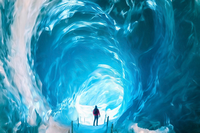 Mer de Glace Ice Cave, Chamonix canvas