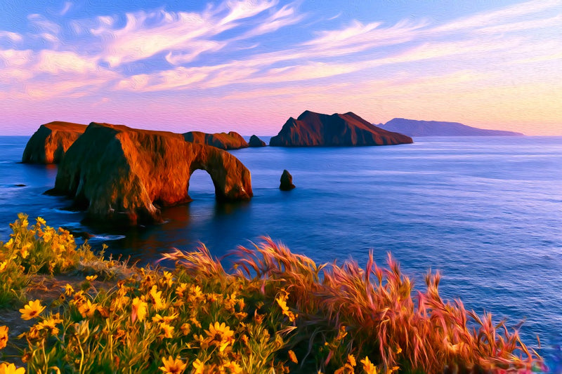 Arch Point Anacapa Island, Channel Islands canvas